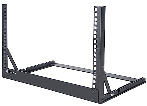 SilverStone SST-RK06U-OF 19 Zoll Desktop-Rack, offener Rahmen - 6U