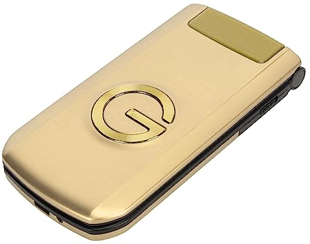 Téléphone Portable G9000 à Clapet débloqué GSM Double SIM pour Personnes âgées (Or)