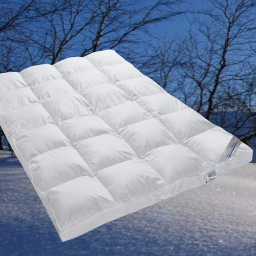 Bettenhaus Breuer Hochsteg Daunenbett I 100% Neue Daunen Klasse1 I 1040g Füllgewicht I 135x200