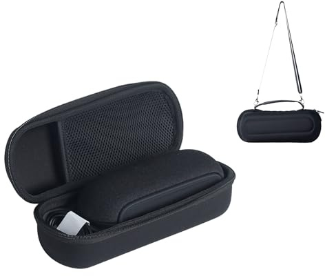 ZLiT for Harman Kardon Luna Speaker Case,Hard Shell Travel Carrying Case for Harman Kardon Luna Speaker Case Bag with Shoulder Strap (Inner Black)