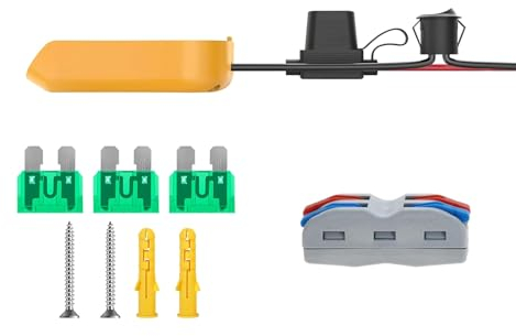 Power Wheel Adapter für 18V/20V Adapter mit Schaltern Sicherungen Draht 12AWG Power Wheel Umwandlung 20V/60V