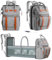 RECALLA Wickeltasche Rucksack mit Wickelstation, große Wickeltasche, Wickeltasche, Babyparty-Geschenke, Classic Gray (Grau), Modern