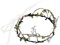 Parliky Rattan Girlande Elfenblatt Kronen Stirnband Halloween Kopfschmuck Halloween Haarband Elfen Kronen Kopfschmuck Haarschmuck Für Frauen Party Kopfschmuck Blumen Stirnband