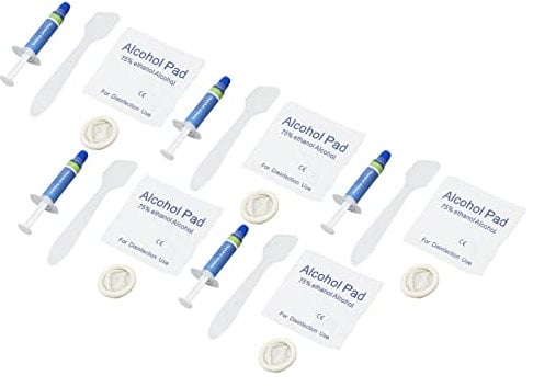 Kits d'outils de Réparation de Nettoyage Pâte Thermique d'ordinateur à Haute conductivité et Forte Adhérence pour Pâte Thermique Cpu Gpu 5 Pièces (0,5 ml, 0,04 oz)