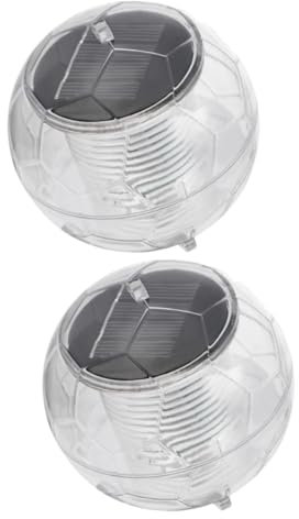 Yardwe 2st Schwimmende Lichter Solarbetriebene Lichter Im Freien Led-solarleuchten Solarkugellicht Wasserdichte Poolbeleuchtung Schwimmende Poolleuchten Schwebend Led-dekor Acryl Weiß