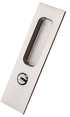 Homoyoyo Serratura Scorrevole Antifurto Per Porte Interni e Armadi Maniglia Quadrata Design Elegante e Resistente Facile Da Installare Adatta Per Porte Destra e