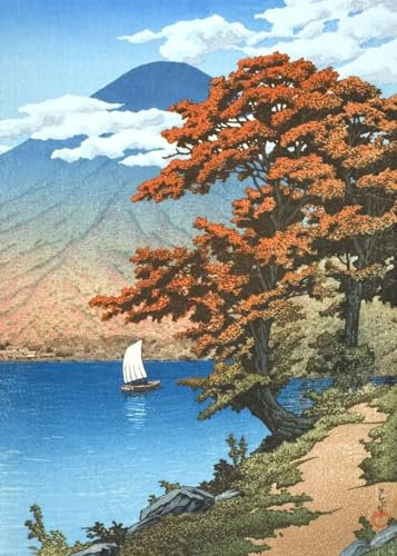 Waeta Rnvzx Japanische Landschaften Poster Kawase Hasui Leinwand Malerei Retro Wandkunst Kawase Hasui Drucke Für Wohnzimmer Dekor Bilder 40x60cm Kein Rahmen