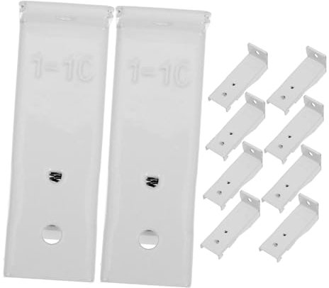 OSALADI Gardinenschienen-wandhalterung 10er-Pack Gebogene Halterungen Einfache Installation Für Gardinenstangen