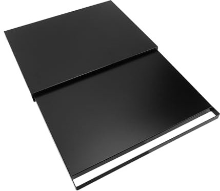 Glissière pour appareil, plateau coulissant four à ondes en acier au carbone pour machine café, tapis coulissant pour machine à café glissière rangement pour comptoir