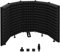 Geynnple Microphone Isolation Shield – Foldable & Adjustable Soundproof Panel for Recording, Podcasting, Vocal Booth, Studio & Home Use
