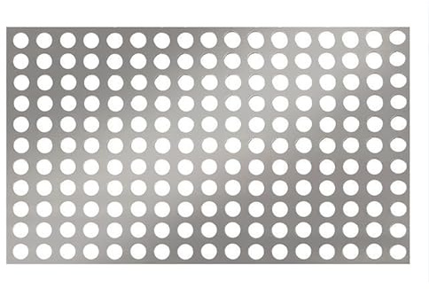 Lochplatte aus 304 Edelstahl – Balkon-Sicherheitsnetz, Lüftungsgitterfolie für dekorative Ausrüstung, Schutzabdeckung (35 x 490 cm) – langlebiges, rostbeständiges Design
