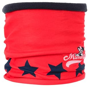 Disney Minnie Mouse Schlauchschal Kinder – weicher Loop für Mädchen – Winter-Schal mit Fleecefutter – Einheitsgröße (Rot)