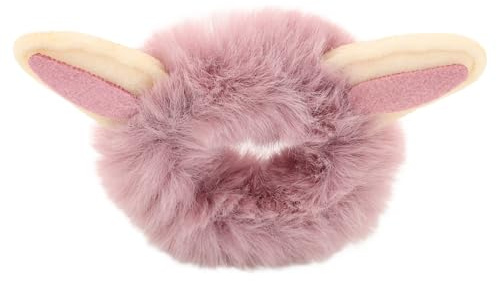 Mikinona Flauschiges Haargummi Komfortabel und Vielseitig aus Polyester mit Süßem Pompon Zarte Haargummis für Mädchen für Herbst und Winter
