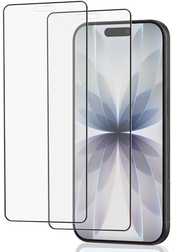 ICESPRING für Panzerglas Matt für iPhone 17 Schutzfolie, 2 Stück Fingerabdruck-ID Panzerfolie für Apple iPhone 17 Mattes Folie, 9H Härte Schutzglas für iPhone 17 Panzer Schutz Glas