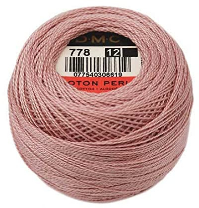 DMC Pearl Cotton Ball Size 12 141yd-Very Light Antique Mauve