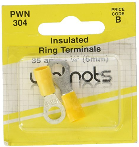Pearl PWN304 Ring Terminals - Yellow