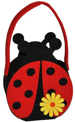 Filztasche/Geschenktasche/Aufbewahrungsbox - Marienkäfer Glückskäfer - Alles Gute groß Punkte Tiere Tier