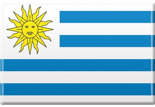 Magnet - Uruguay - Gr. ca. 8 x 5,5 cm - 38963 - Küchenmagnet
