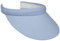 Lipodo Damen Visor - Sport Cap mit Schirm in One Size (54-60 cm) - unifarbene Sonnenblende aus 100% Baumwolle mit Frotteeband - Sonnencap Frauen Golf, Tennis oder Freizeit - Sommer hellblau One Size