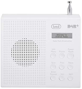 Trevi DAB 791 R Radio Digitale DAB+, Bianco