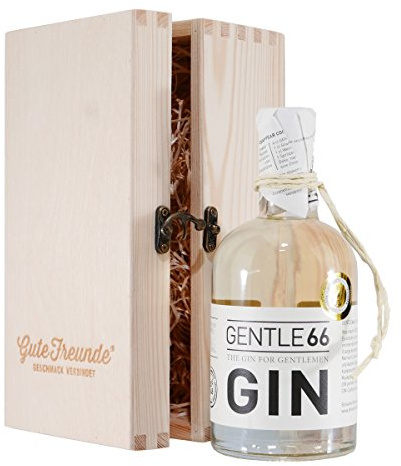 Gentle 66 – The Gin for Gentlemen mit Geschenk-Holzkiste