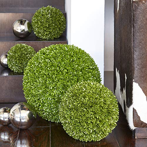 Klocke Kunstpflanzen Hochwertige & Künstliche Buchsbaumkugel - Standard Buchskugel: Ø 35cm - Naturgetreu & Wetterfest - Dichtes Blattwerk & Natürliche Farben - Premium (Indoor & Outdoor)