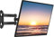 WALI TV Wandhalterung, Schwenkbare Neigbare Wandhalterung Fernseher für 13-42 Zoll LED und LCD Flachbildschirme, TV Halterung bis zu 20 kg, VESA 200x200mm, Schwarz(1342LM
