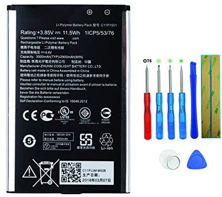 swark batería C11P1501 para ASUS ZenFone2 Laser Selfie ZE550KL ZE601KL con Herramientas