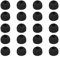 Zotech 20 Pcs Silicone Replacement Ear Buds Tips Black (Medium)