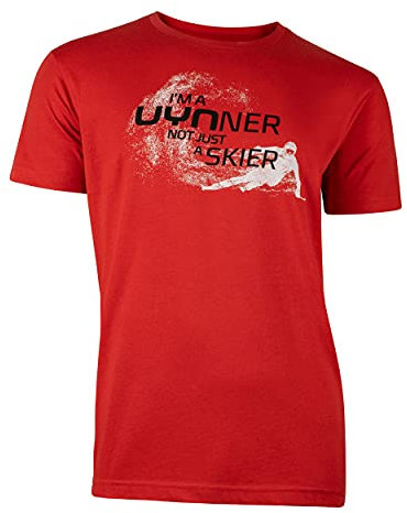 UYN Herren T-Shirt Club Skier T-Shirt, Pompeian red, XS, O101776