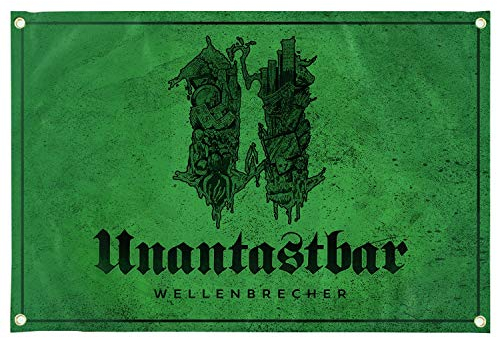 Unantastbar - Wellenbrecher, Fahne Abmaße: ca. 150 x 100 cm