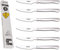 Arcos Cuchillos Chuleteros cuchillos chuleteros acero inoxidable filo liso juego cuchillos chuleteros | 6 PZAS cuchillo chuletero | Hoja 110 mm |cuchillos carne Envase Eco