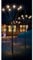 4 Stück Sternenstäbe LED-Gartenleuchtstäbe mit 24 Sternen warm-weiß Gartenstäbe Weihnachtsdekoration batteriebetrieben