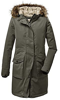G.I.G.A. DX Damen Casual Funktionsparka/Parka mit Kapuze - GW 24 WMN PRK, oliv, 42, 37514-000