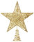 1 Stück Weihnachtsbaum Stern Topper,15cm,Baumkrone Stern Topper, Party Dekoration Stern Dekoration Metall Glitzer Ornament Glitzernden Gold Weihnachtsbaum Ornament Indoor Home Party Dekoration