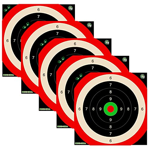 fritz-cell 400 Zielscheiben Kleinkaliberscheiben 14x14 Luftgewehr Luftpistole Kleinkaliber Airgun…