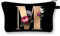 Domybest FR Trousse de Maquillage Femme Voyage Pochette de Maquillage en Polyester Imprimé Lettres Trousse de Toilette Petit Sac Cosmetique