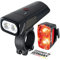 SIGMA - Buster 1100FL /Buster 1100 HL/Buster 1100 con Juego de Luces traseras Buster 150 RL | luz LED para Bicicleta de 1100 lúmenes | luz Delantera Recargable con Cinco Modos de iluminación