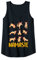 Damen Lustiges Namaste Weihnachtshemd, Geschenk, Rentier, Yoga T Tank Top