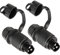 DARKGUARD 2 piezas Enchufe 3pines Tractor 12v 24v,DIN 9680,Impermeable,Enchufe Remolque 3 Pines Macho,Enchufe 3pines per Agrícola,Enchufe 3pines 12v per Agrícola Remolque Camión Caravana (Enchufe K2)