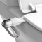 Atalawa Bidet-Toilettensitz-Aufsatz, ultradünn, Bidet mit selbstreinigender Doppeldüse, verstellbares Wasser, nicht elektrisch, Bidet, Frischwasserspray für Sanitär- und Damenwäsche