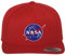 Nasa Offizielles Lizenzprodukt Insignia Premium Snapback Cap (Rot), Einheitsgröße