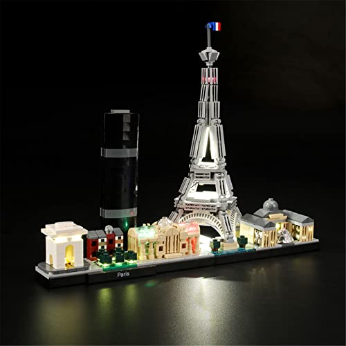 LIGHTAILING Led Licht für Lego- 21044 Architecture Paris – Beleuchtungsset Kompatibel Mit Lego Modell (Lego Bausteinen Modell Nicht enthalten)