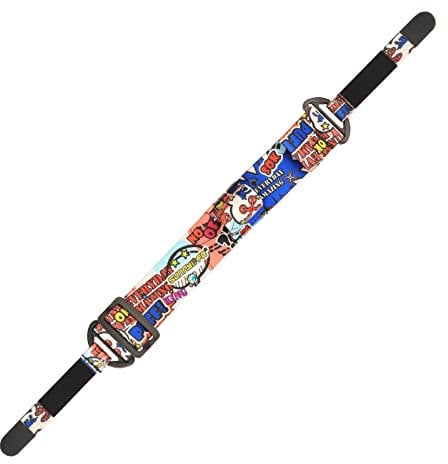 Head Strap Compatible for DJI Avata FPV Flying Glasses V2, Headband Compatible for Video Glasses V2 Glasses Strap Elastic Headset Straps Adjustable Personalized Flight Head Band (graffiti)