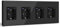 BSEED Schuko Steckdose mit USB C 20W Schnellladegerät USB Type C Wandsteckdose mit Glas Panel, 4 Fach Steckdose, USB Steckdose Unterputz, Einbausteckdose Geeignet für Phone, Pad, MP3 und mehr-Schwarz