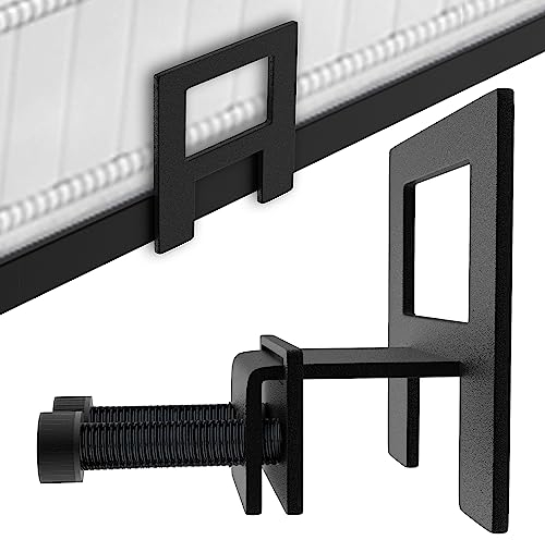 Xeitive rutschfeste Matratzendichtungen für Bettgestell, 6 Stück Matratzenhalter an Ort und Stelle, rutschfeste Schallwand passend für Metallbettrahmen, Metallpolster-Greifer