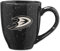 Rico Industries NHL Hockey Anaheim Ducks Black 473 ml Team Color Lasergravur gesprenkelt Keramik Kaffeetasse