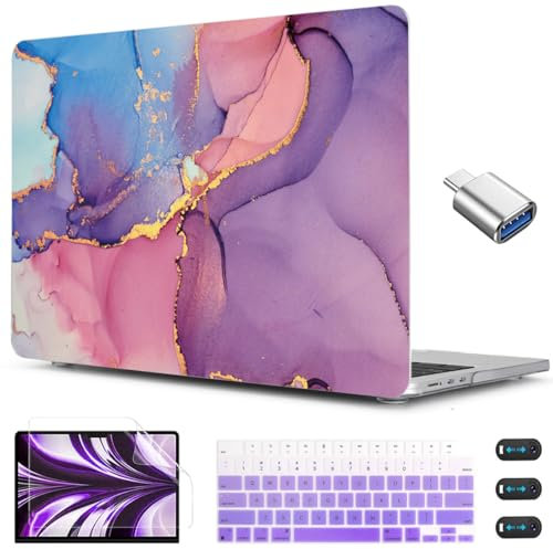 CISSOOK Kompatibel mit MacBook Air 13 Zoll Hülle M2 M3 M4 M5