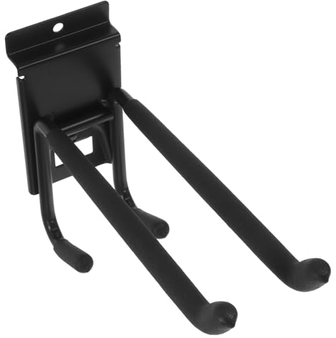 Mikikit Schubkarre Aufhänger Garagenaufbewahrungshaken Aus Wandhaken Für Garage Haken Für Garagen-aufbewahrungssystem Doppellagiger Garagenaufhänger Rettungsring Fahrrad Plastikspray