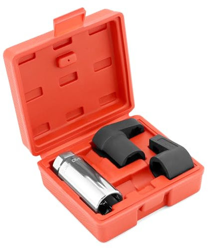 QWORK® 3 Pièces Douille Sonde Lambda, 22mm Cléà Douille Sonde Lambda pour Voiture